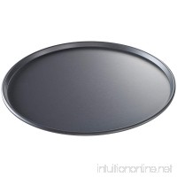 USA Pan Bakeware Aluminized Steel 14-Inch Thin Crust Hard Anodized Pizza Pan  Made in the USA - B0047N13KW